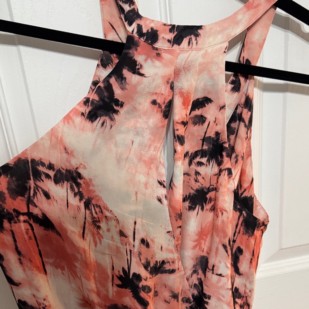 Parker Pink and Black Backless Dress - Picture 4 of 5